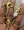 Boucles doreilles et bague tribal