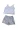 Nuisette Top/Shorty Blanc Capitales du Monde